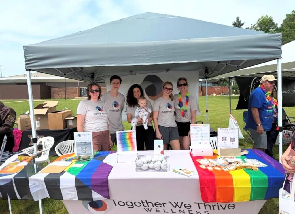 Together We Thrive Wellness Booth